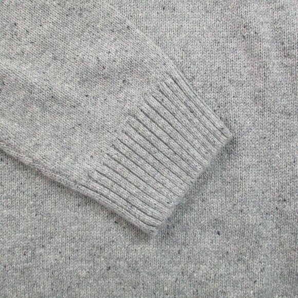 Sonoma Goods For Life Sweater Mens 2XL Gray Beige Ribbed Hem Super Soft 1/4 Zip - Picture 4 of 11